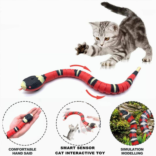 Smart Snake Cat Toy: Electric Interactive Fun for Cats